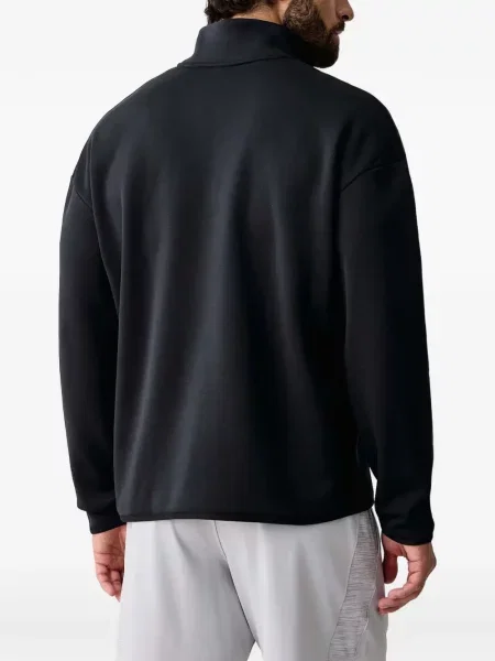 Hanorac cu fermoar Under Armour cu imagine negru