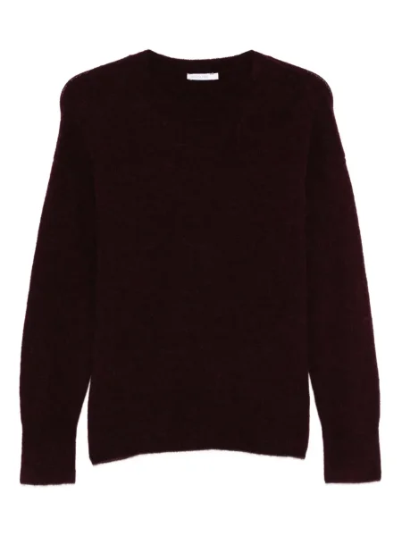 Pulover Patrizia Pepe cu decolteu în U roșu