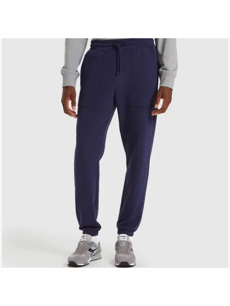 Spodnie dresowe DIADORA PANTS CUFF SHIELD niebieskie