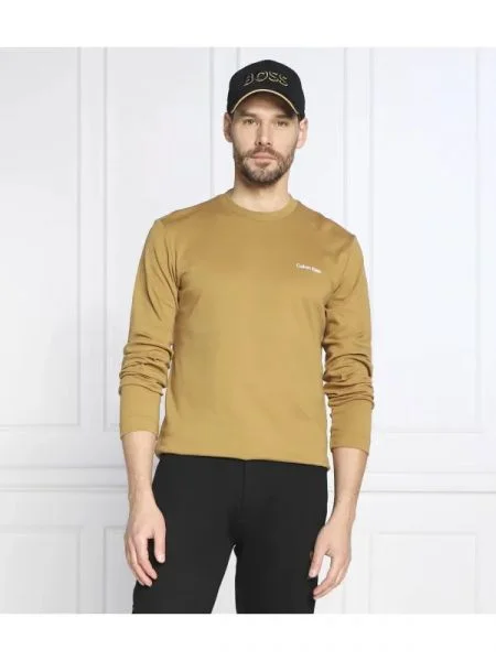 Tricou mânecă lungă Calvin Klein cu autograf