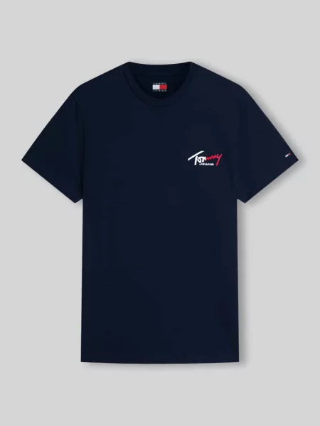 Koszulka Tommy Hilfiger Jeans granatowa