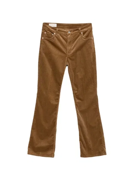 Pantaloni Gant de catifea cord evazate maro