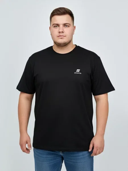 Футболка STREAM віскоза/поліестер чорний