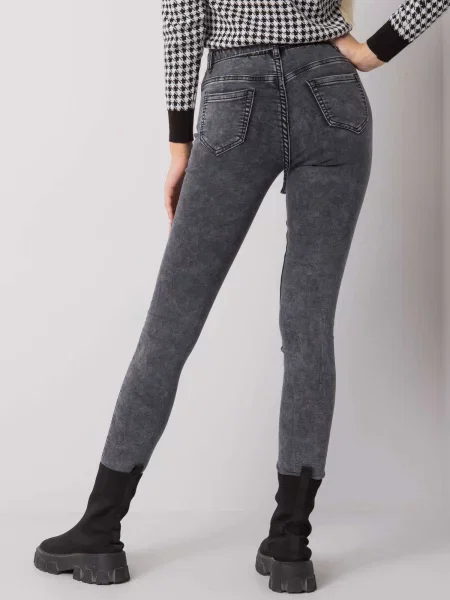Pantaloni Fashionhunters gri