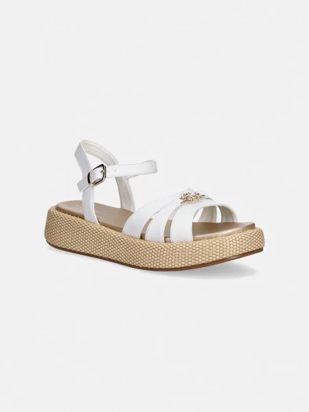 Tommy Hilfiger sandali s platformo bela
