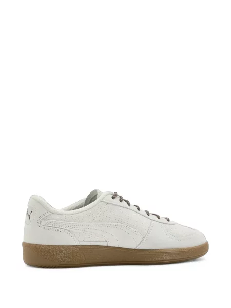 Sneakers Puma Suede με κορδόνια με δαντέλα λευκό