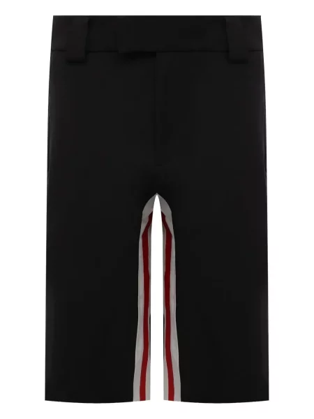 Pantaloni scurți Prada cu dungi negru