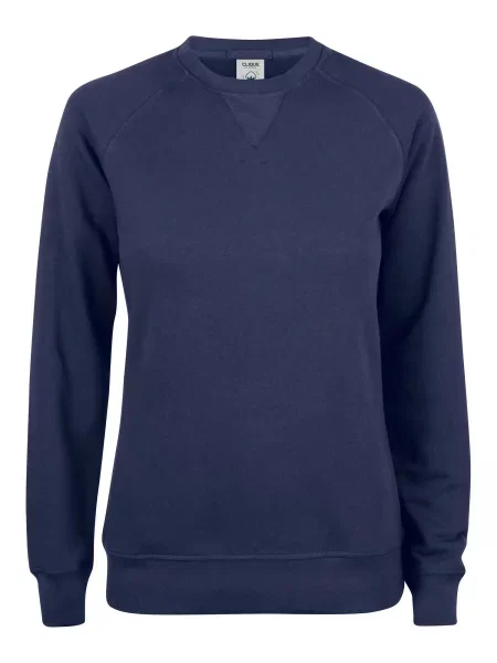 Clique Premium OC Roundneck bluza z bawełny organicznej – dark navy niebieska