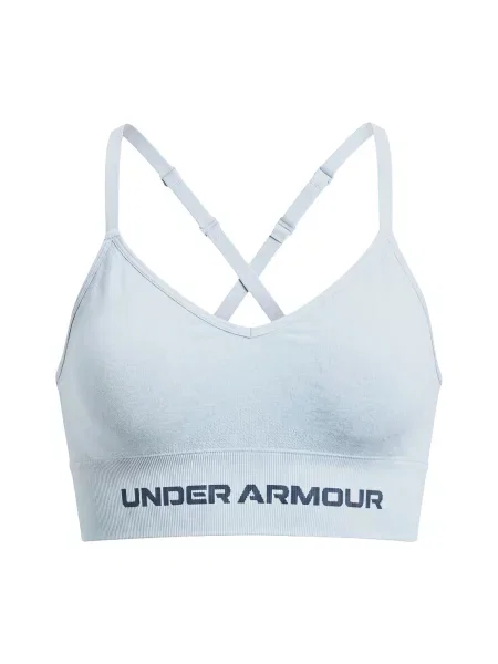 UNDER ARMOUR Sutien sport Vanish Seamless albastru deschis negru