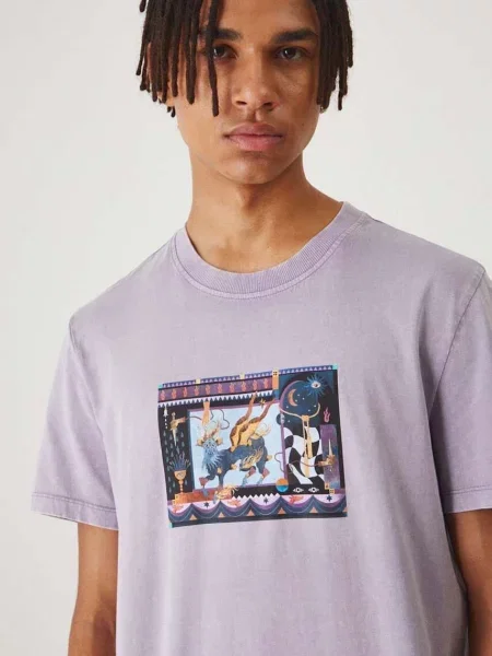 Тениска Medicine лилаво с принт виолетово