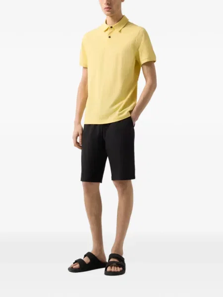 Tricou polo Bogner cu imagine galben