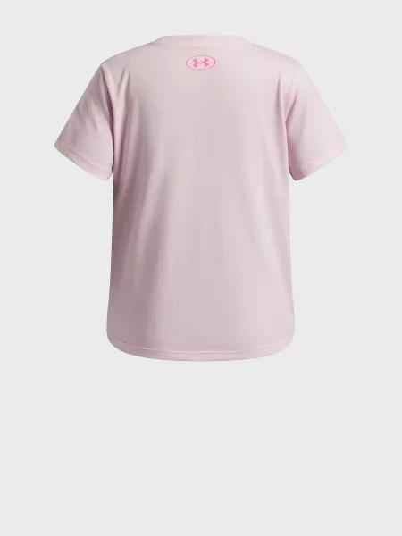 Дитяча футболка Under Armour рожева