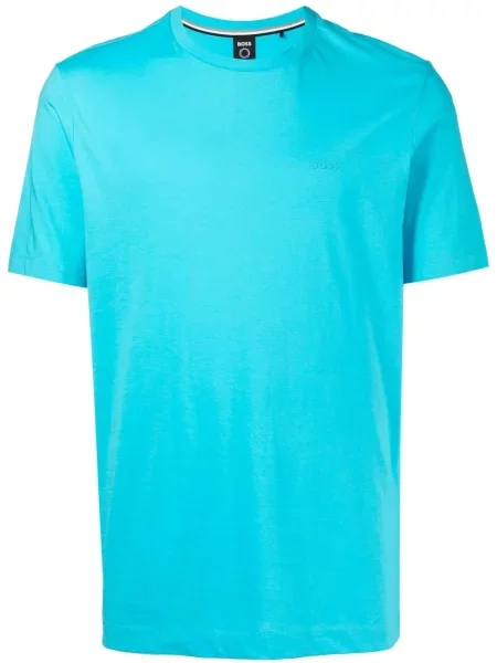 Tricou Boss cu autograf albastru
