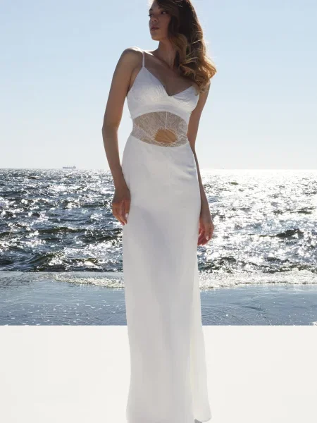 Gepur Сукня максі Молочний 