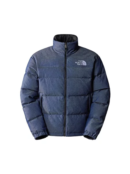 Geacă The North Face reversibilă albastru