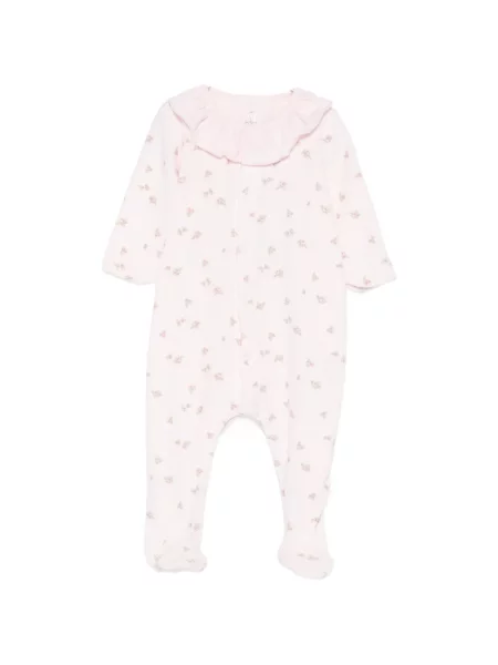 Piżama dziecięca Petit Bateau różowa