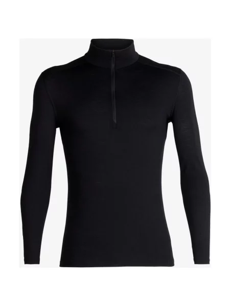 Koszulka Icebreaker Oasis Half Zip z długim rękawem granatowa XS czarna