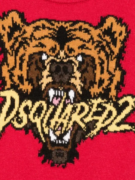 Sweter dziecięcy Dsquared2 czerwony