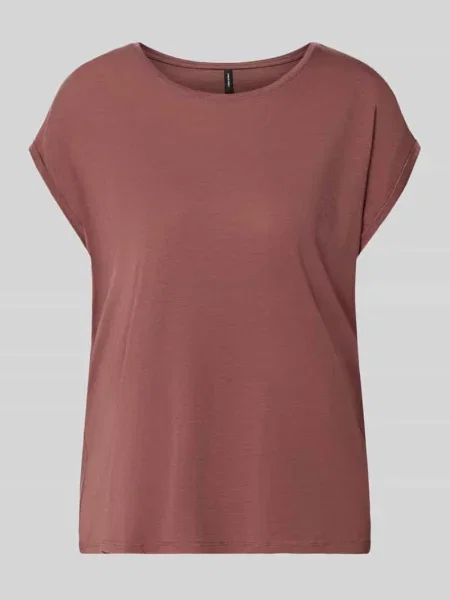 T-shirt o kroju regular fit z mieszanki lyocellu model ‘AVA’ Vero Moda