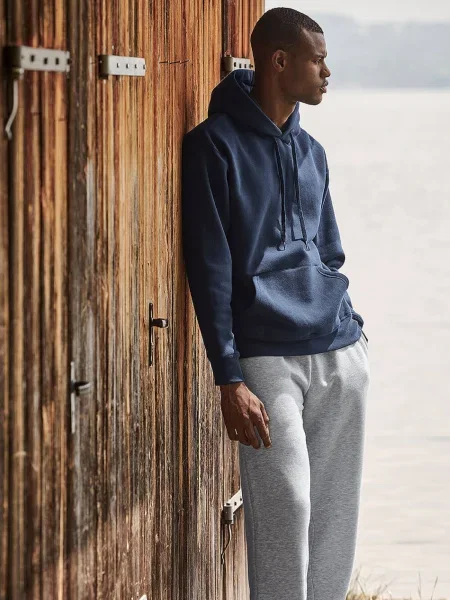 Pulover Fruit Of The Loom s kapuco siva