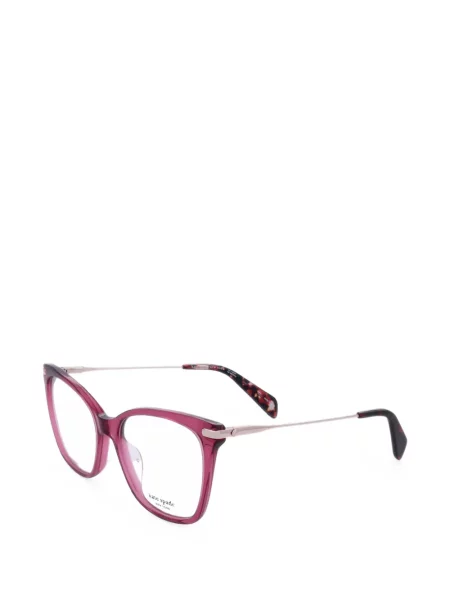 Ochelari de soare Kate Spade cu imprimeu geometric violet
