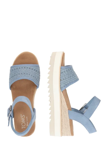 TOMS Sandali DIANA golobje modra