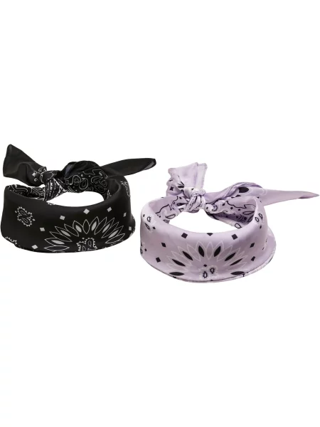 Fular Urban Classics Accessoires din satin negru