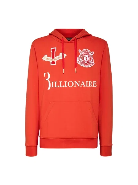 Bluza z kapturem Billionaire z kapturem czerwona