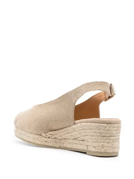 Espadrilky Castañer na klínovém podpatku