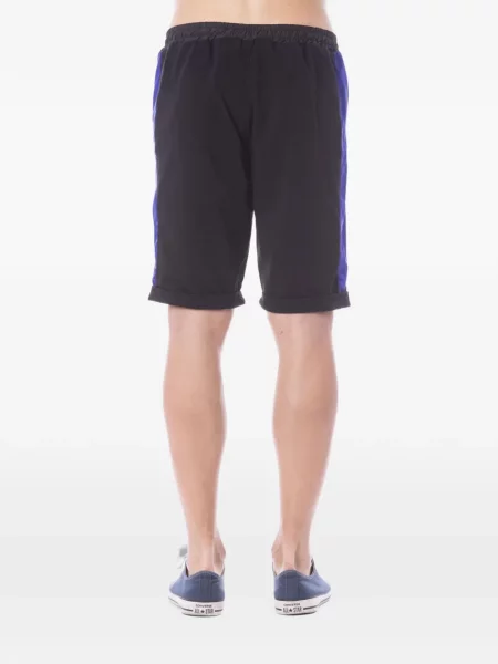 Pantaloni scurți Ferri cu dungi negru