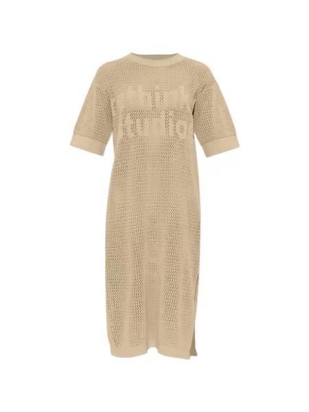 Sukienka midi Rethinkit Studios do kolan garniturowa z autografem