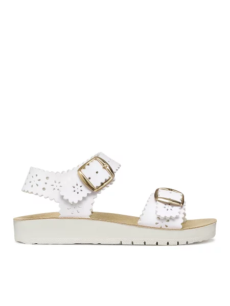 Sandály Geox J Sandal Costarei Gi M bílá