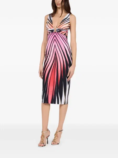 Rochie midi Roberto Cavalli negru