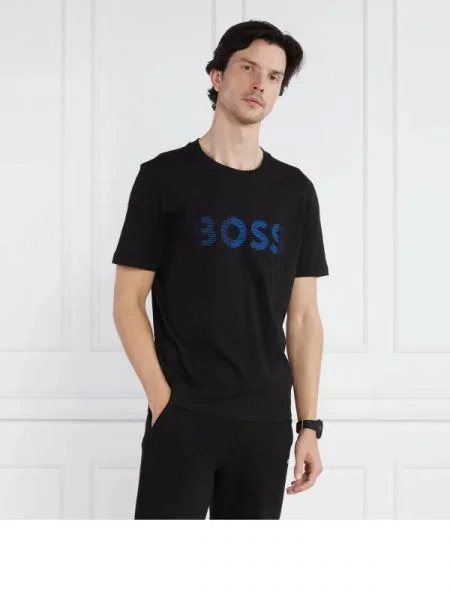 BOSS GREEN Tricou negru