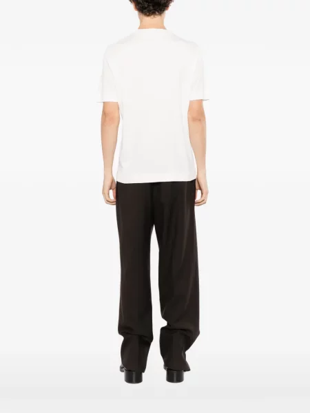 Tricou Tagliatore cu decolteu rotund alb