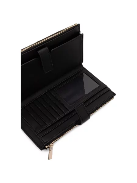 Matlasat portofel Guess cu autograf negru