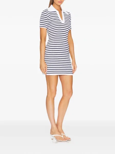 Rochie mini Aexae cu dungi alb