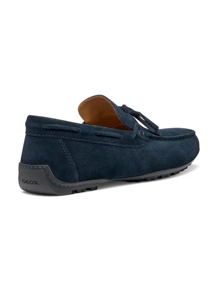 Geox mocasini din piele întoarsă U KOSMOPOLIS + GRIP