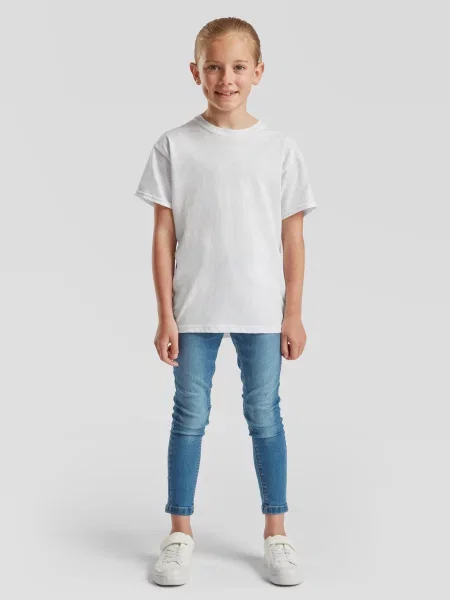 Tricou copii Fruit Of The Loom alb