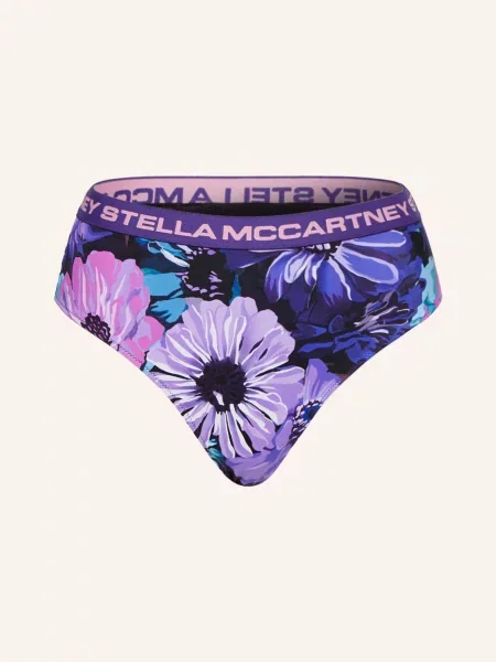 Stella Mccartney Swimwear Dół Od Bikini Z Wysokim Stanem violett niebieski