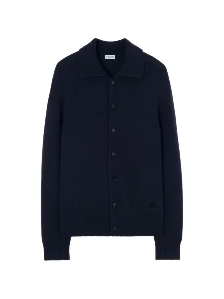 Cardigan Burberry din cașmir albastru