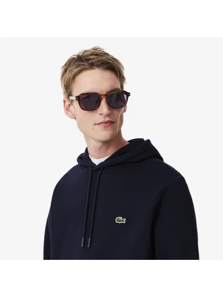 Lacoste Bluza Z Kapturem granatowa