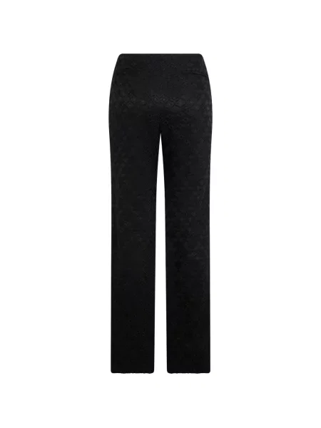 Pantaloni Alberta Ferretti din jacard negru