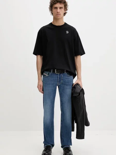 Diesel tricou pentru bărbați din negru