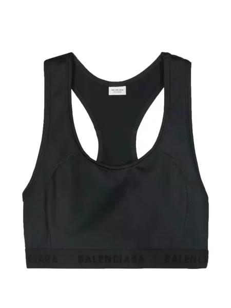 Top Balenciaga cu autograf negru
