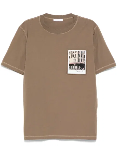 Tricou Helmut Lang maro