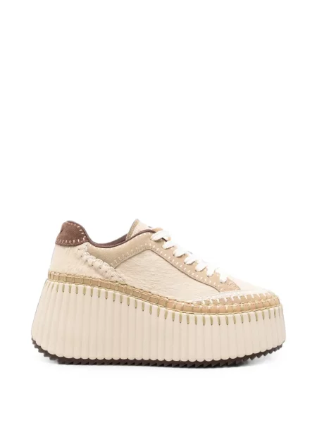 Sneakerși Chloé Nama cu platformă