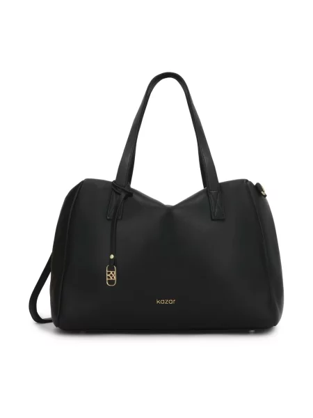 Torebka skórzana Kazar skórzana czarna