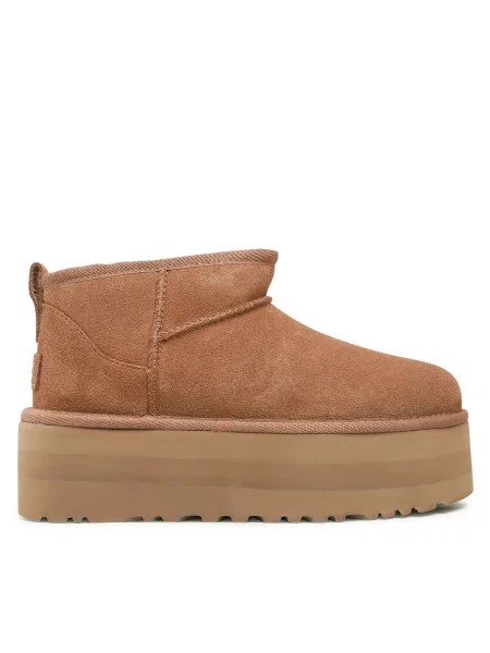 Hótaposó Ugg W Classic Ultra Mini Platform barna