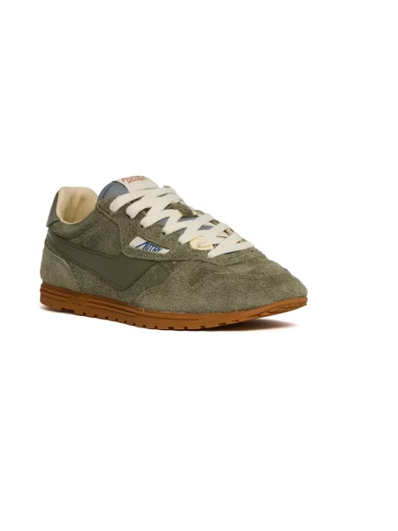 Sneakersy Autry skórzane zielone
